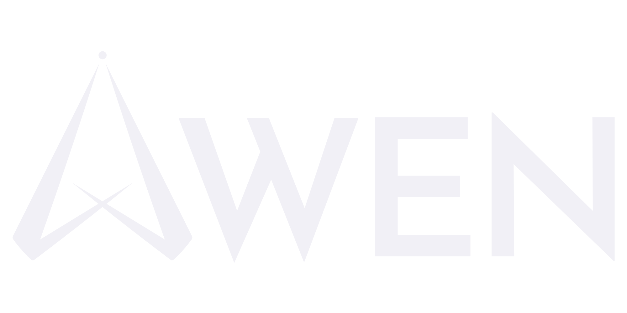 Awen Logo Full Soft White