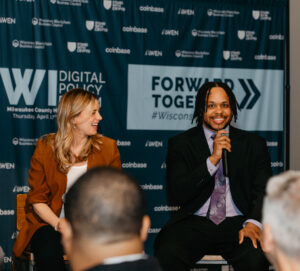 WI Digital Policy Forum panel Coinbase Ashely Gunn, Christopher Perceptions