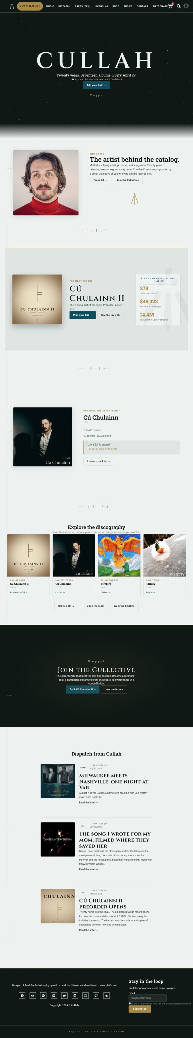 Cullah website